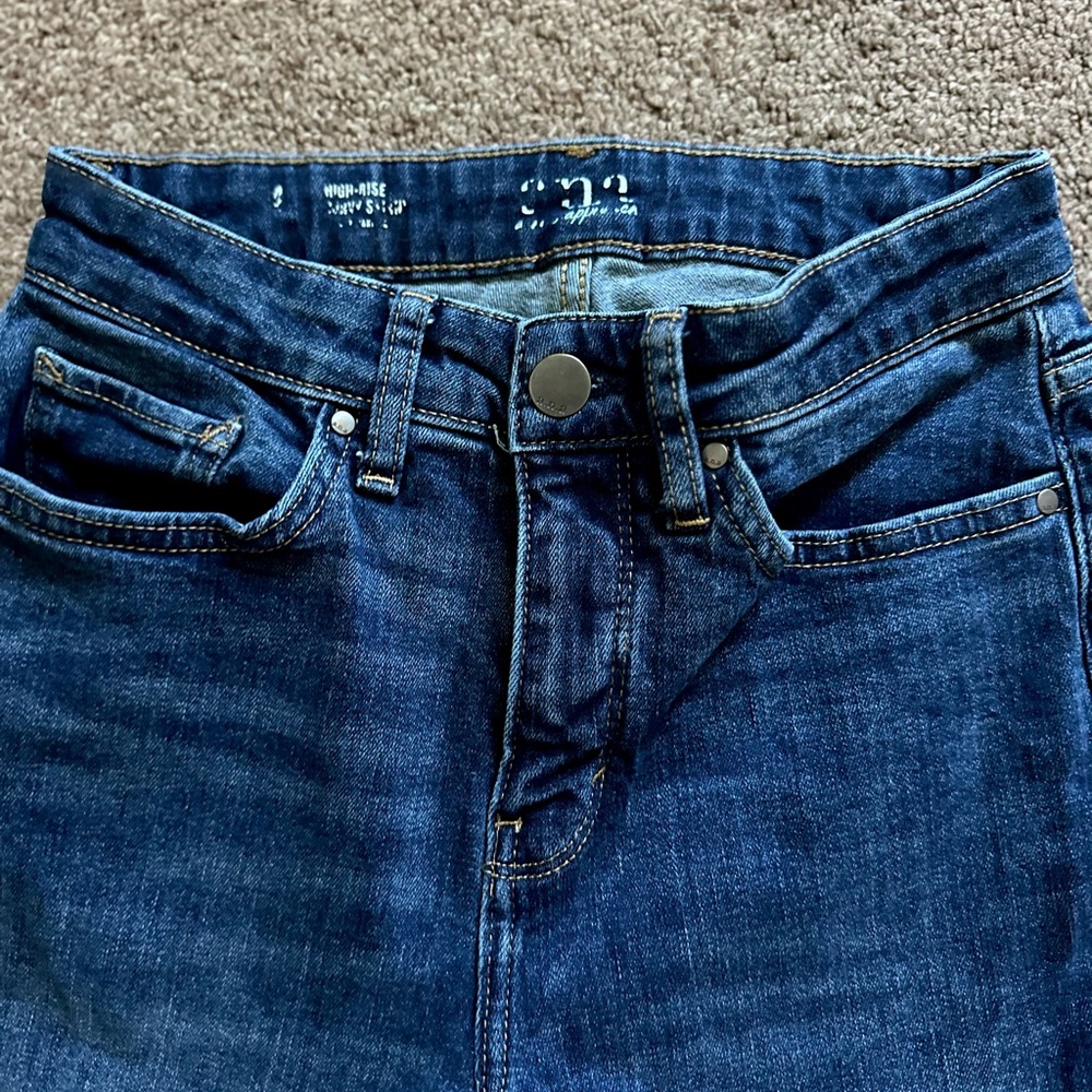 Deep Blue Skinny Women's Jeans - Picture 2 of 3